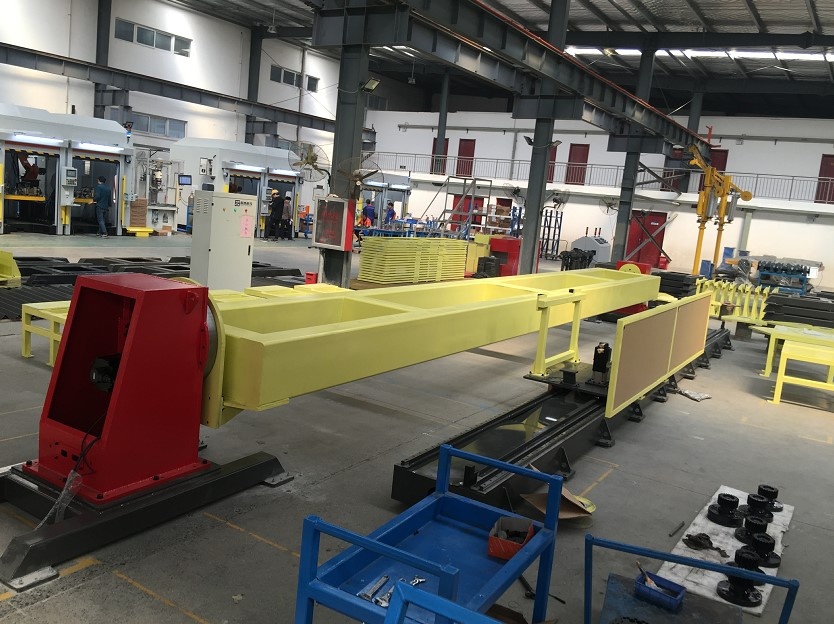 大型鋼構(gòu)焊接機(jī)器人工作站